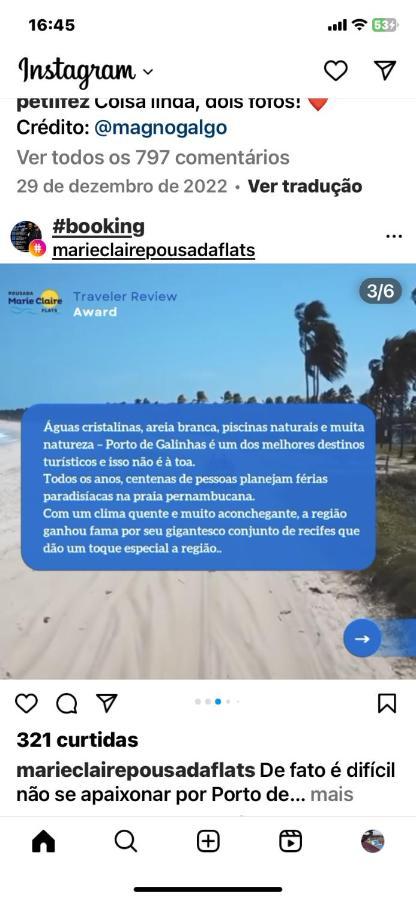 Flat Oka Beach Residence Luxo Porto de Galinhas Bagian luar foto